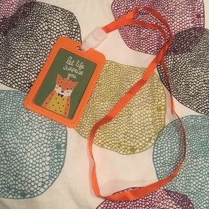 *FREE with order* Plastic card carrier w/ lanyard